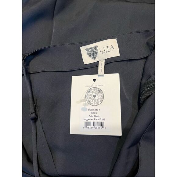 LITA by Ciara Black Silk Slip Dress XL Revolve - Picture 11 of 13